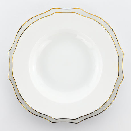 Servizio Elga Oro/Platino in porcellana By Weissestal