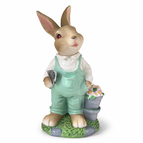 Coppia Conigli in Resina –  Dolce Primavera 17x29 cm