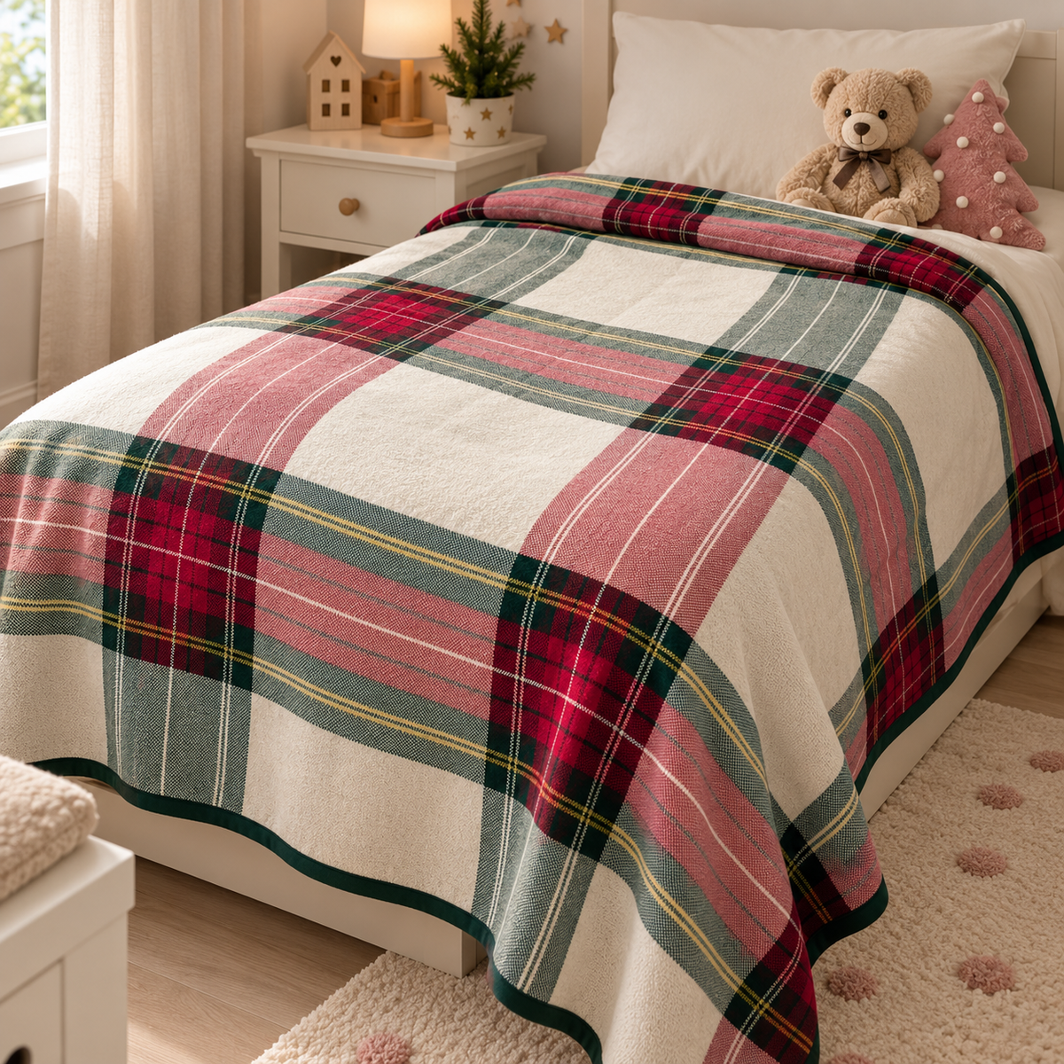 Plaid Luxury Christmas Tartan 130x160cm - L'Atelier17