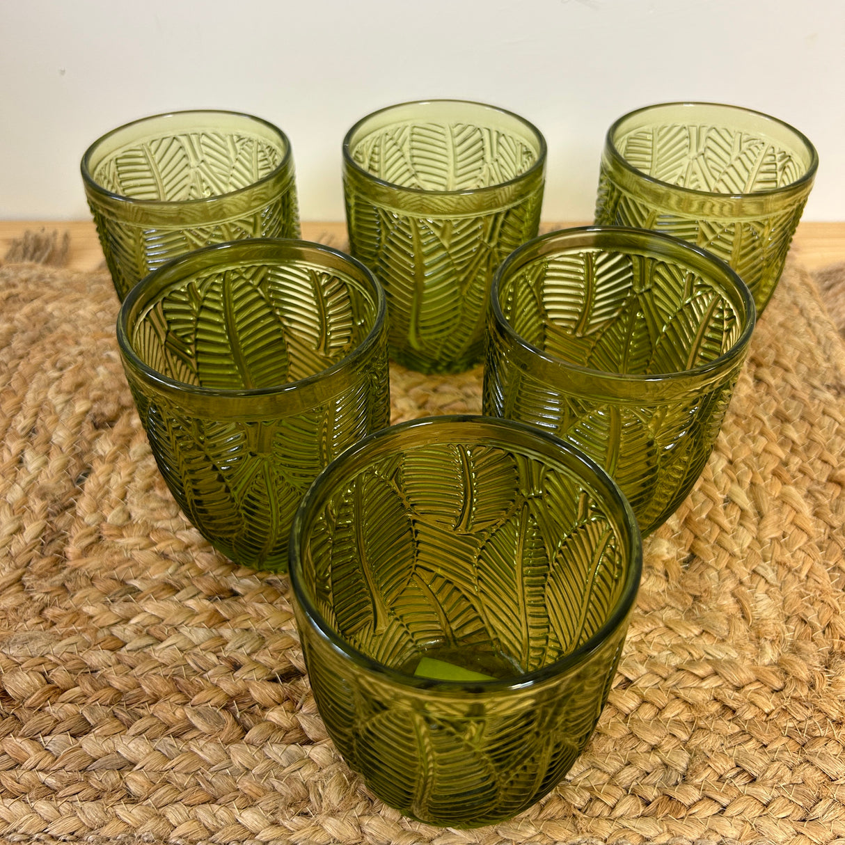 Set 6 Bicchieri Acqua LEAF By Excelsa