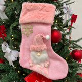 Calza Befana BABBO NATALE Rosa By Preziosa Home (Natale)