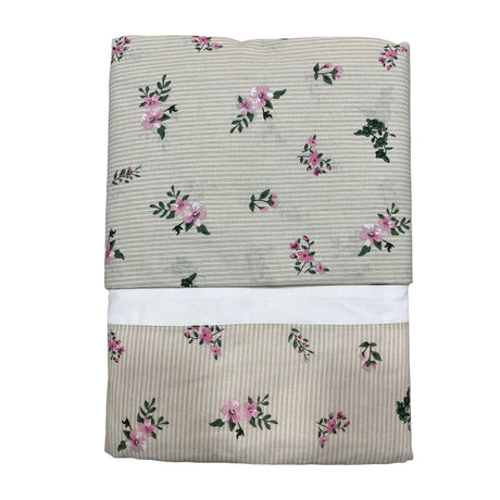 Completo lenzuola Fior di Primavera L’Atelier 17 matrimoniale cotone made in Italy