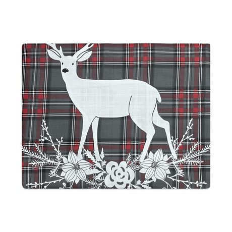 Copripiumino Matrimoniale TARTAN CERVO By Pensieri Delicati