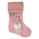 Calza Befana BABBO NATALE Rosa By Preziosa Home (Natale)