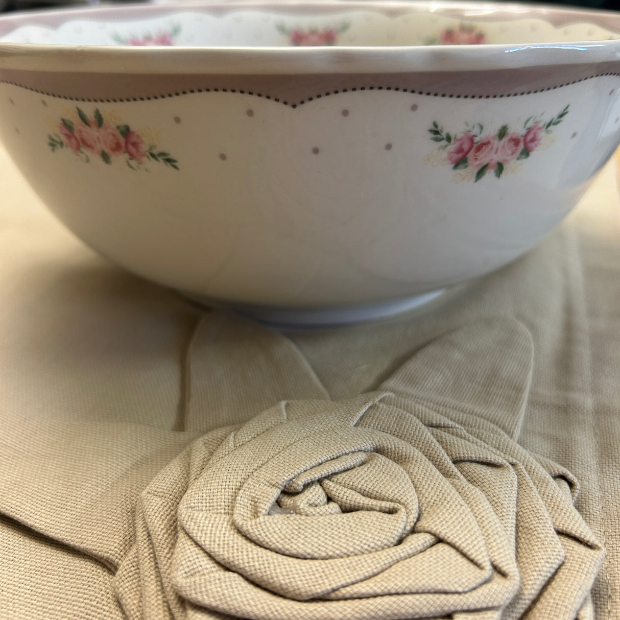 Insalatiera SHABBY ROSE 25x 10 cm by Arca