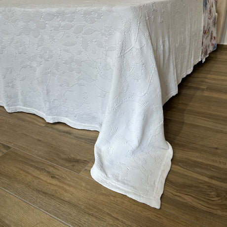 Copriletto Estivo MONACO Botticelli – Copriletto Matrimoniale 100% Cotone Jacquard