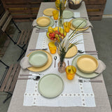 Runner  SAMANTHA 50x150 ì in lino  by Serendipity