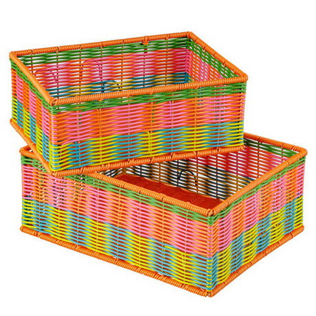 Cestine Multicolore Montemaggi in Filo PP – Cestini e Alzate Decorative