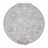 Set 6 Tovagliette Natalizie Rotonde Merry Christmas Ø 38 cm - Arca