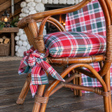 Cuscino Sedia Country Tartan 40x40 cm - L'Atelier17