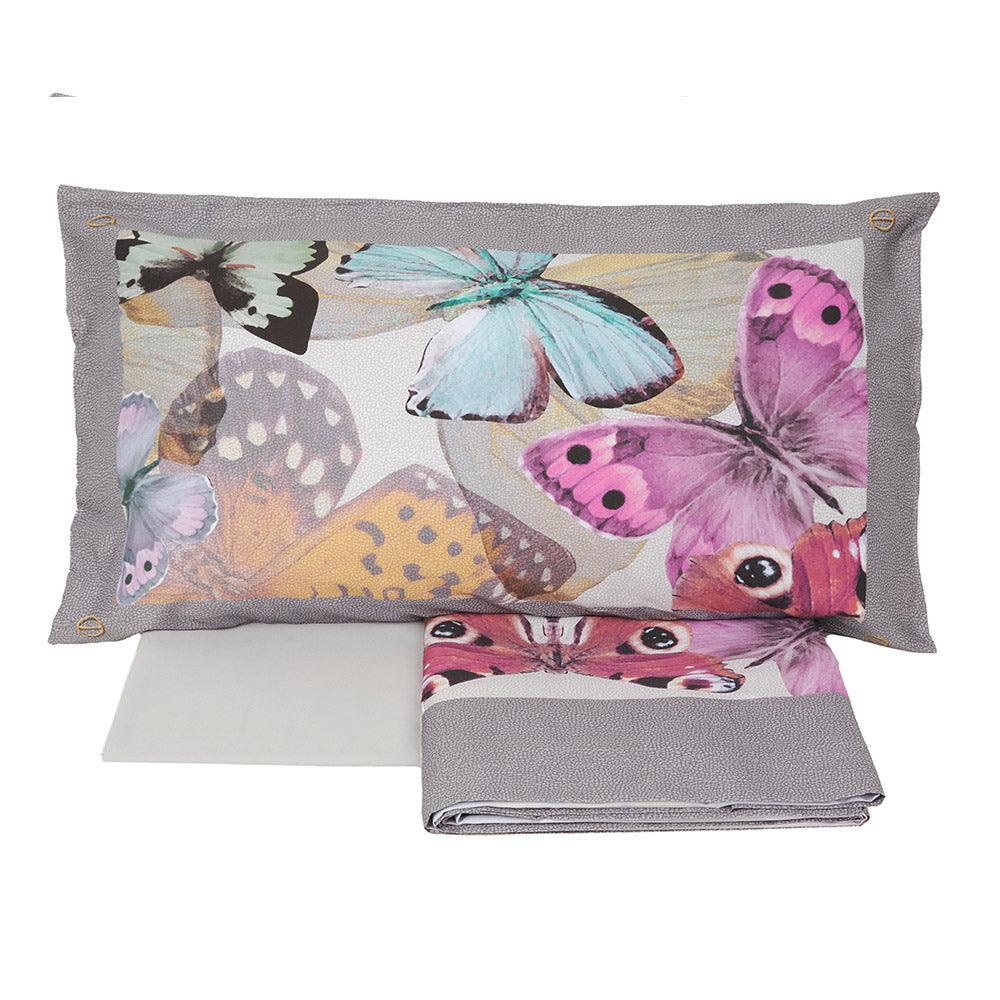 Completo lenzuola copriletto BUTTERFLY - Borbonese