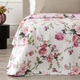 Trapuntino Matrimoniale Double Face EVIE Linea Oro 260x260 cm – Quilt Microfibra Stampata