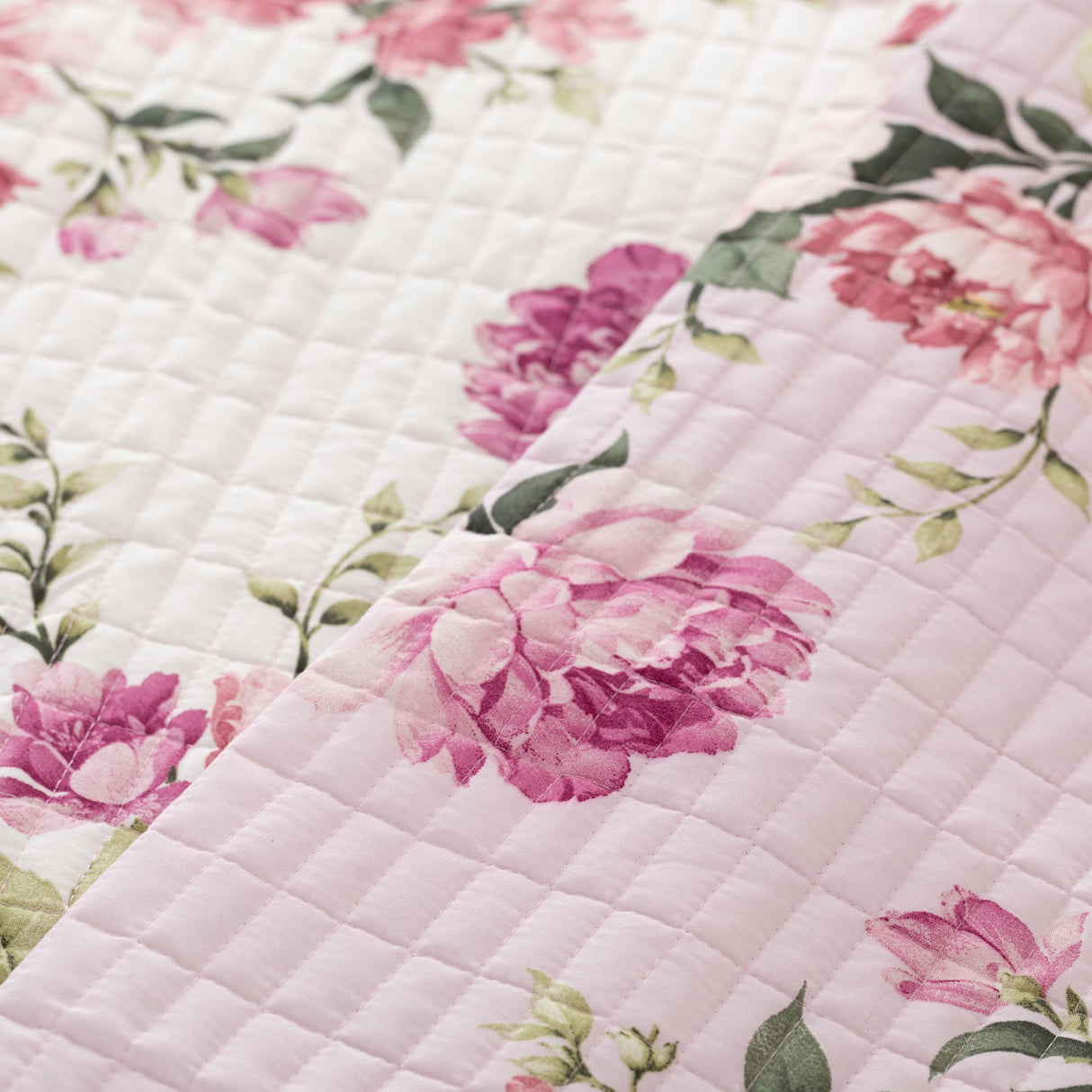 Trapuntino Matrimoniale Double Face EVIE Linea Oro 260x260 cm – Quilt Microfibra Stampata