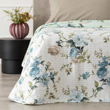 Trapuntino Matrimoniale Double Face EVIE Linea Oro 260x260 cm – Quilt Microfibra Stampata