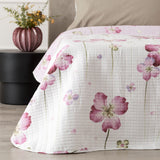 Trapuntino Matrimoniale Double Face Ayla Linea Oro 260x260 cm – Quilt Microfibra Stampata