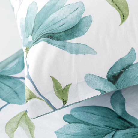 Completo Lenzuola In Cotone Magnolia - Linea Oro