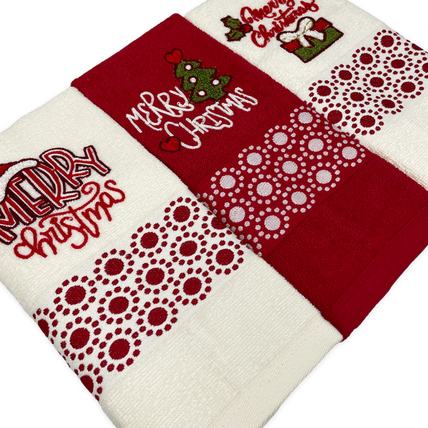 Tris Strofinacci MERRY C By Vingi (Natale)