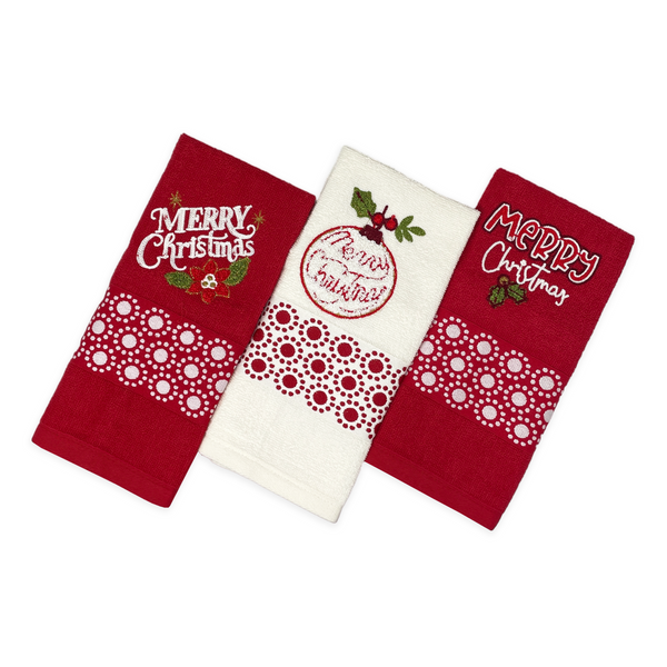Tris Strofinacci MERRY A By Vingi (Natale)