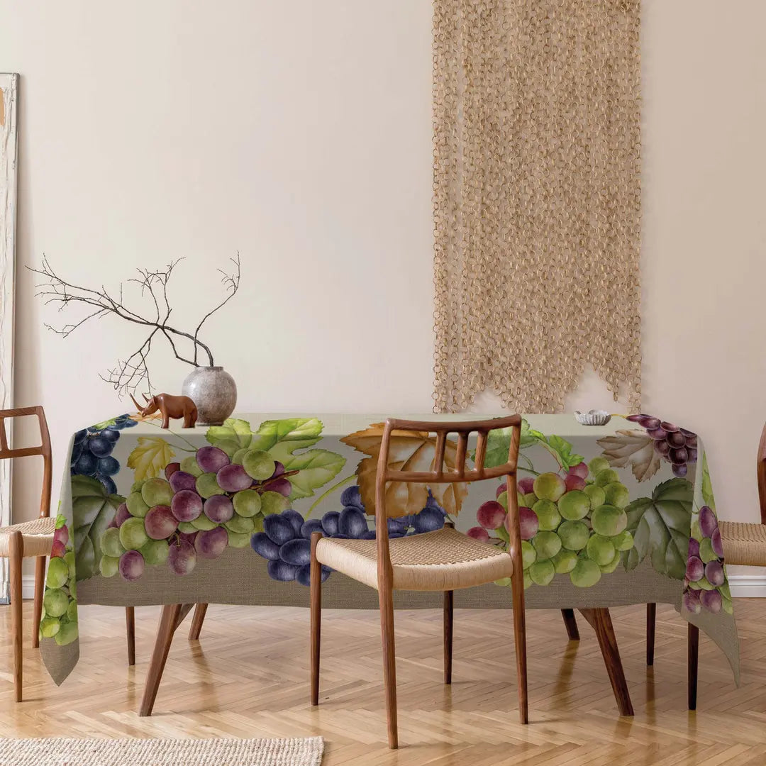 Tovaglia Piazzata Stampata Bacco x6/12 posti - LINEA ORO