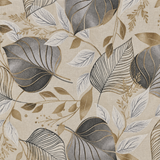 Telo Multiarredo Fantasia Foglie 2 Posti 260x260cm - BA