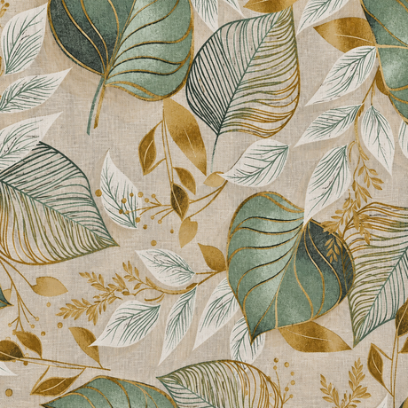 Telo Multiarredo Fantasia Foglie 2 Posti 260x260cm - BA