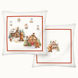 Cuscino Arredo Natalizio Double Face LUZ 45x45cm - Tessitura Randi