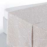 Lenzuolo Sopra Ornato 100% Cotone Percalle Oxford Maè - Via Roma 60