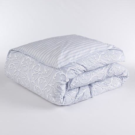 Completo Copripiumino Double Face Oxford Singolo, Matrimoniale, 1 Piazza e Mezza 100% Cotone Maè - Via Roma 60