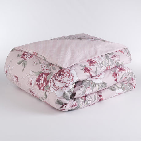 Completo Copripiumino Double Face Oxford Singolo, Matrimoniale, 1 Piazza e Mezza 100% Cotone Maè - Via Roma 60