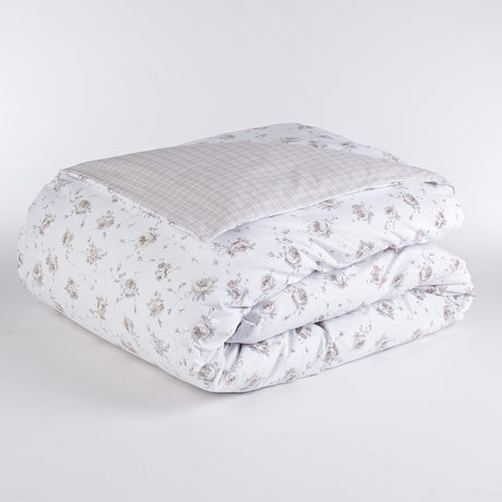 Completo Copripiumino Double Face Oxford Singolo, Matrimoniale, 1 Piazza e Mezza 100% Cotone Maè - Via Roma 60