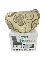 Coprisedie elastiche Fantasmino Cuori Zucchissime set 6 pezzi coprisedia universale bielastico