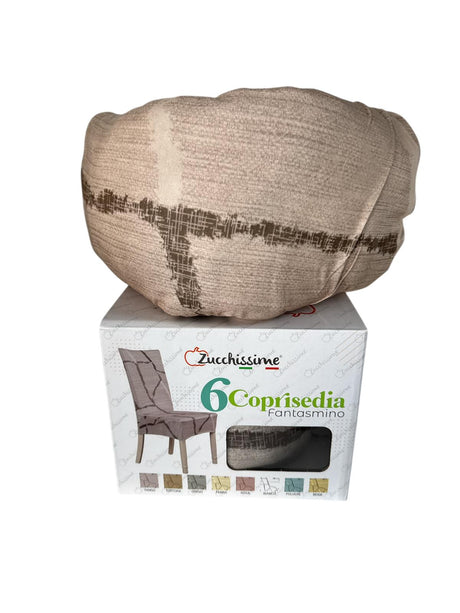 Coprisedie elastiche Fantasmino Zucchissime set 6 pezzi coprisedia universale bielastico