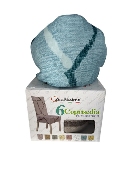 Coprisedie elastiche Fantasmino Zucchissime set 6 pezzi coprisedia universale bielastico