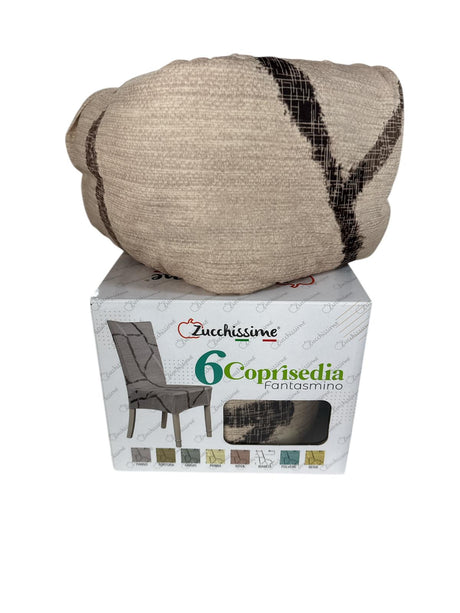 Coprisedie elastiche Fantasmino Zucchissime set 6 pezzi coprisedia universale bielastico