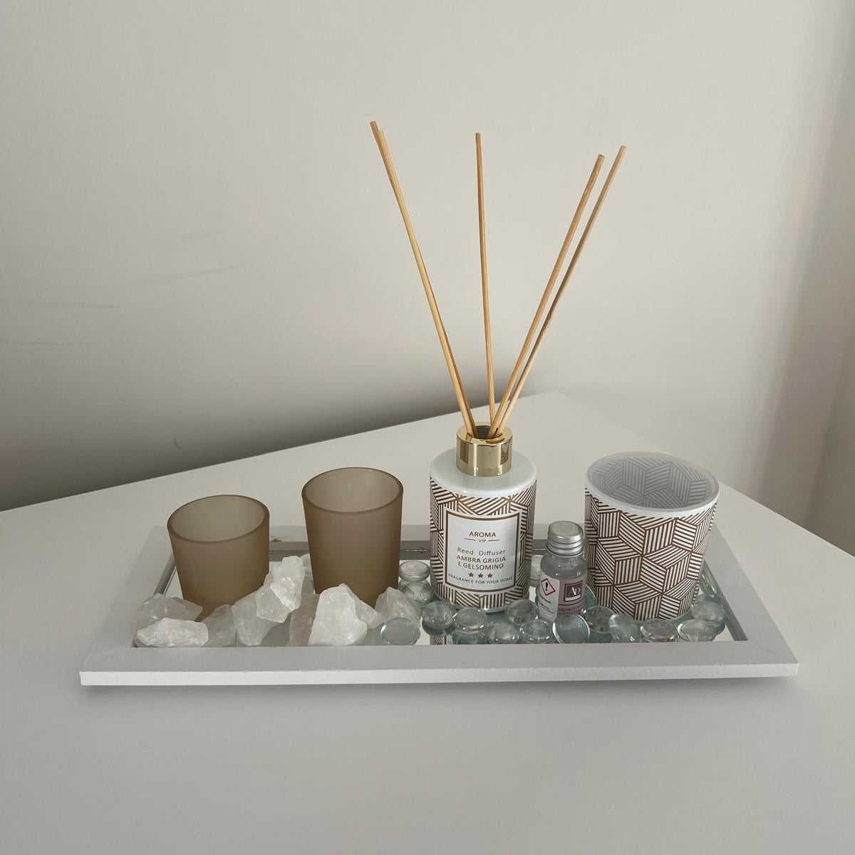 Kit Profumatore Ambiente con Diffusore e Bastoncini 100 ml – Set Decorativo con Fragranza