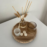 Kit Profumatore Ambiente AD Fragrance con Vassoio Decorativo – Rosa e Avorio