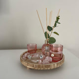 Kit Profumatore Ambiente AD Fragrance con Vassoio Decorativo – Rosa e Avorio