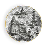 Piatto Piano 27.5 cm Souvenirs De Voyage - Weissestal