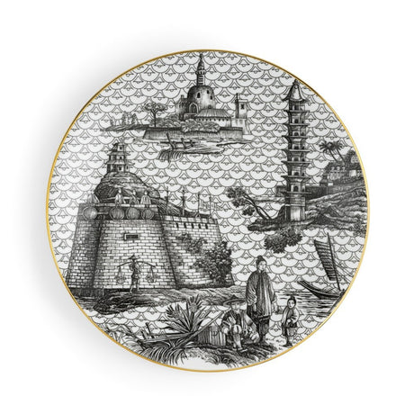 Piatto Piano 27.5 cm Souvenirs De Voyage - Weissestal