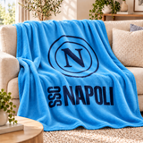 Plaid Ufficiale SSC Napoli in Morbido Pile - 130x160 cm