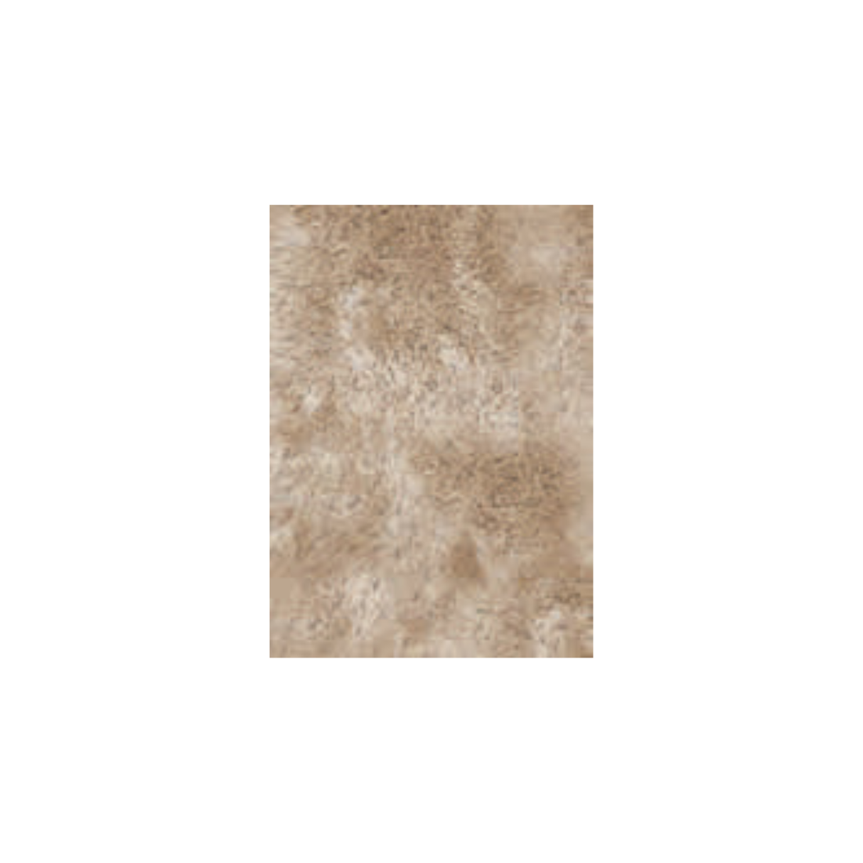 Tappeto Arredo RABBIT FUR - Linea Oro