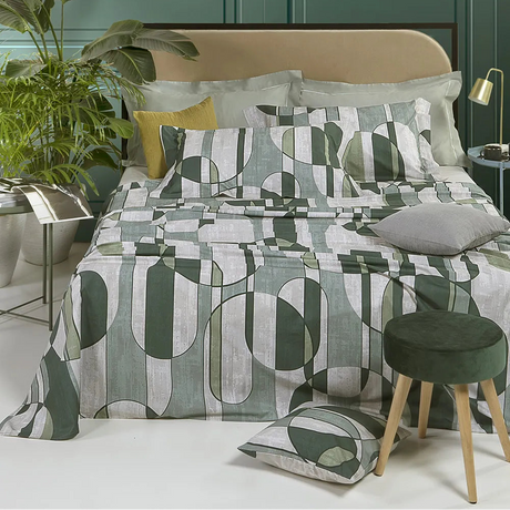 Completo letto 1931 DICIANOVE matrimoniale by Tessitura Randi