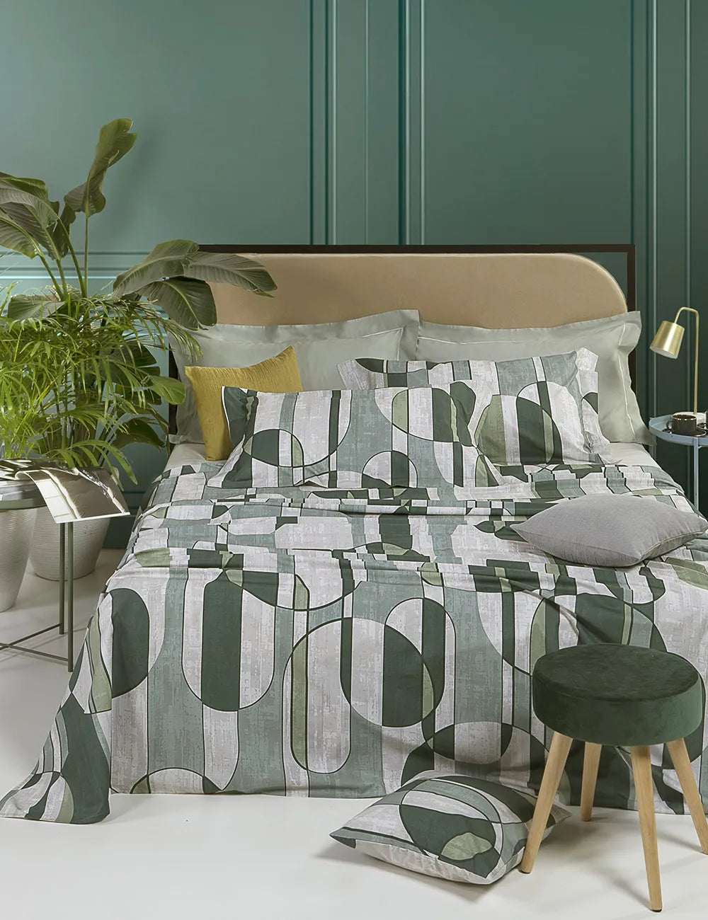 Completo letto 1931 DICIANOVE matrimoniale by Tessitura Randi