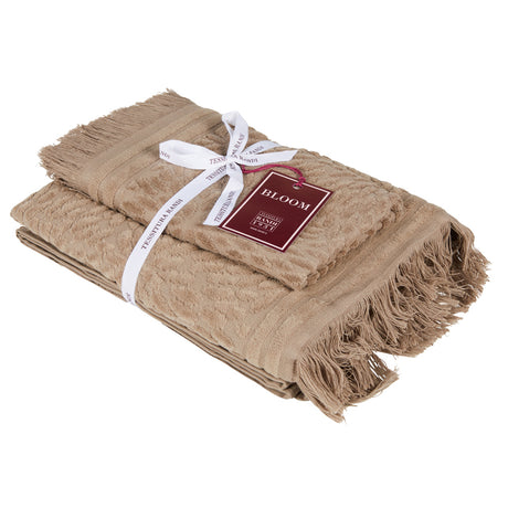 Set Asciugamani 1+1 PETALI - Tessitura Randi