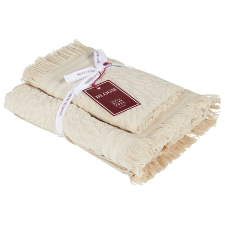 Set Asciugamani 1+1 PETALI - Tessitura Randi