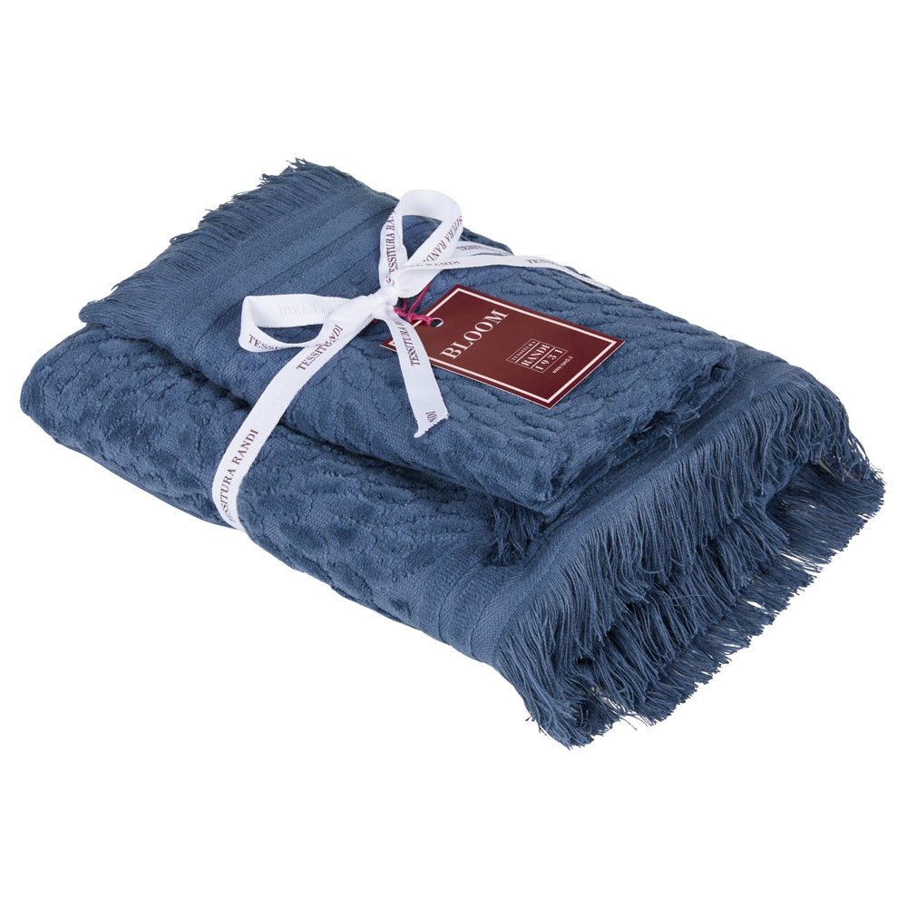 Set Asciugamani 1+1 PETALI - Tessitura Randi