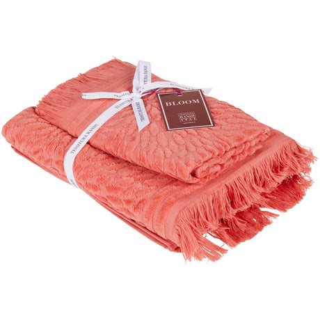 Set Asciugamani 1+1 PETALI - Tessitura Randi