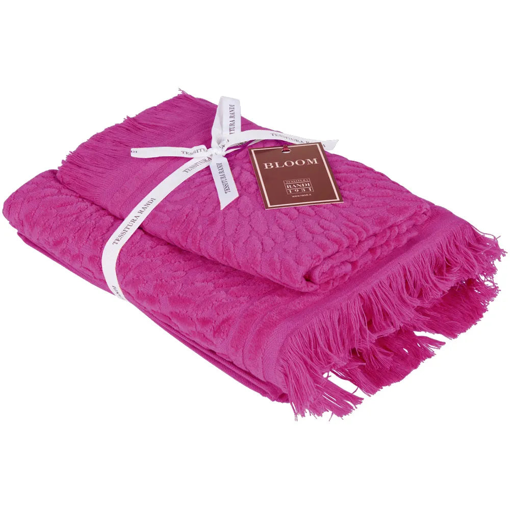 Set Asciugamani 1+1 PETALI - Tessitura Randi