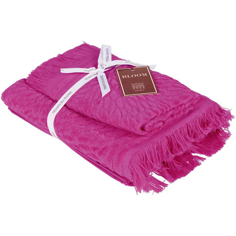 Set Asciugamani 1+1 PETALI - Tessitura Randi