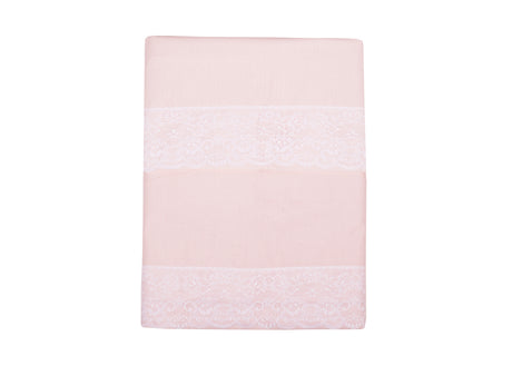 Completo Lenzuola Sophie in Cotone con Pizzo – Singolo, Piazza e Mezza, Matrimoniale | Atelier 17 Made in Italy